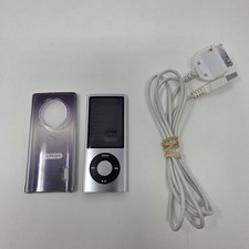 Apple iPod Nano 4th Generation Silver 8GB A1285 MB754LL/A MP3 Player - Tested