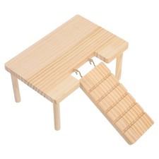  Escaliers De Hamster Cage En Bois Pour Plateforme Petits Animaux Plate-forme