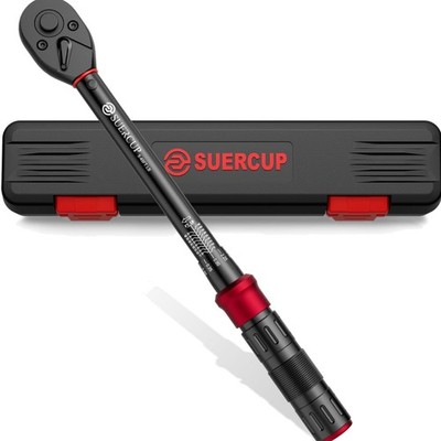 3/8-Inch Drive Click Torque Wrench - 5-45 Ft-Lb/6.8-61Nm, Dual-Direction Adju...