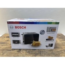 Bosch Sky Styline Toaster TAT7203GB Black 2 Slice OB Reheat Defrost Cancel