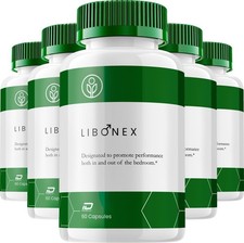 (5 Pack) Libonex for Men Capsules – Libo Nex Vitamin Complex Pills, Energy