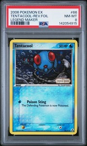 Tentacool 66/92 EX Legend Maker Reverse Holo