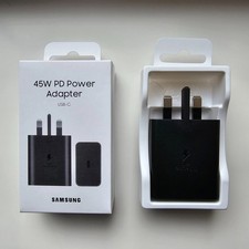 Genuine 45W Super Fast Charger Adapter Plug & Cable For Samsung Galaxy S24 S25+