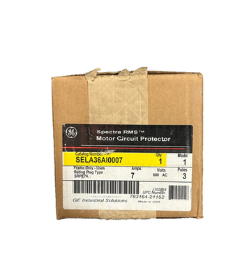 #ad GE SELA36AI0007 Mag Break Circuit Breaker 7A 3 Pole 600VAC $489.99