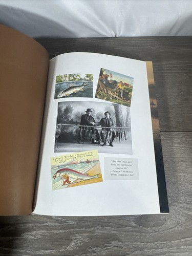 100 Years Of Fishing Book Measures 12”x9” Stories, Artwork, Photographs Color - Picture 3 of 10