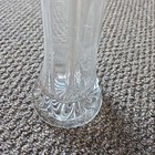 Fenton Clear Glass Columns Swung Vase 11 Inches Tall Vintage  — photo 6