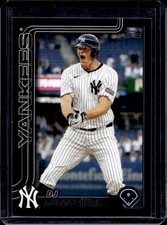 2025 Topps DJ LeMahieu Black #/74 Yankees