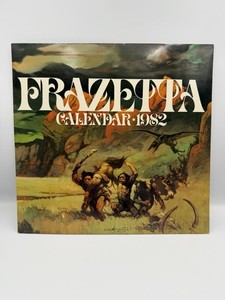 Vintage  1982 Frank Frazetta Fantasy Calendar Clean, Unmarked