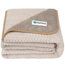 PetAmi Waterproof Dog Blanket, Leakproof Pet X-large 60x80 , Taupe/Beige