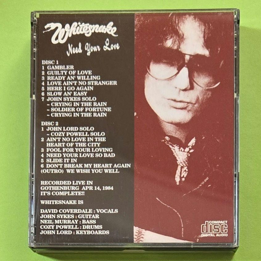 洋楽 Whitesnake John Sykes Need Your Love CD 送料無料◇2025新品 Need Sykes John Whitesnake Your UK eBay
