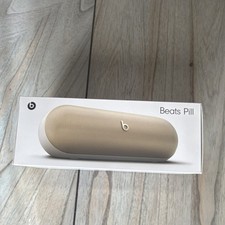 Beats by Dr. Dre Pill Gold Bluetooth Speaker, Water Resistant, Dual Drivers, US