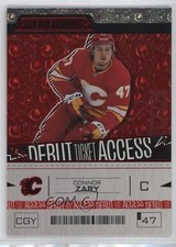2023 Upper Deck Credentials Debut Ticket Access Red 174/349 Connor Zary #185 yt6