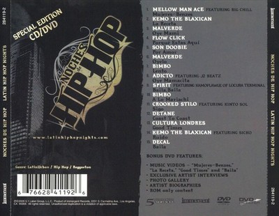 VARIOUS ARTISTS - NOCHES DE HIP HOP NEW CD