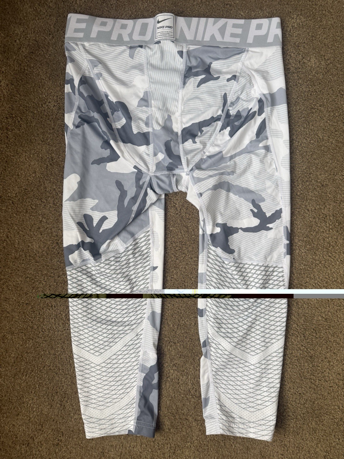 Nike Pro Hypercool Training Tights Compression Wh… - image 9