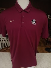 Florida State Seminoles NCAA Nike Adult XL Stitched Dry Fit Polo Golf Shirt