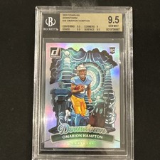 2025 Panini Donruss Downtown Omarion Hampton #16 Gem Ming Bgs 9.5