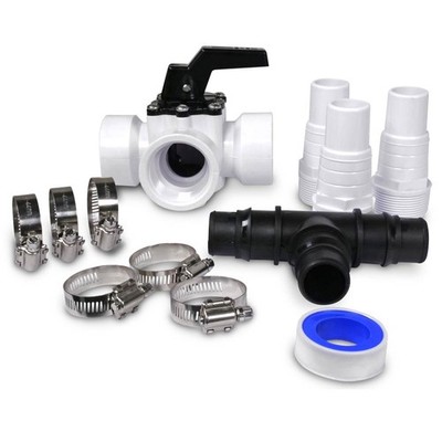 Bypass Set Poolheizung 32/38mm Solaranlage Wärmepumpe Schwimmbad 3-Wege-Ventil