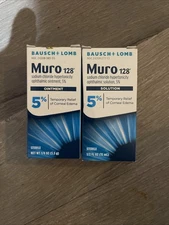 Bausch & Lomb MURO 128 Ointment 5 1/8 Oz Pack of 2