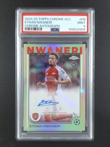 2024 Topps Chrome Ethan Nwaneri Refractor
