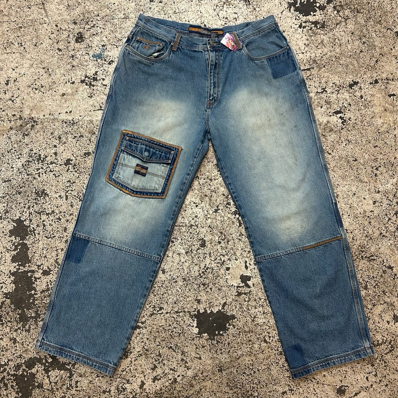 Y2K Enyce Patchwork Jeans - image 1