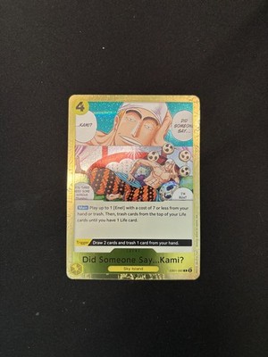 Did Someone Say...Kami? (Pirate Foil) EB01-060 Prb-02 One Piece NM