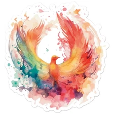 Phoenix Dove - Vinyl Decal Sticker - Car Window Laptop - ebn9332