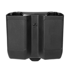 Tactical Double Stack Magazine Pouch for 9mm to .45 cal Mag Holder Shell Holster