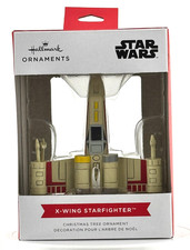 HALLMARK Star Wars X Wing Starfighter Christmas Ornament Display Resin NEW 2025