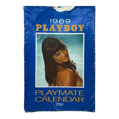 Playboy Playmate Pinup Wall Calendar with sleeve Vintage 1969 8x12 Adult Only