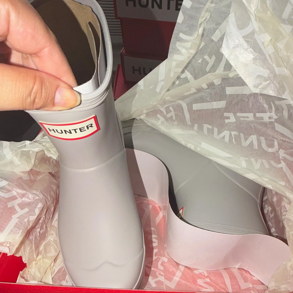 Hunter Gray Women's Rain Boot for sale | eBay