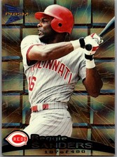 1999 Pacific Prism - Reggie Sanders #39 Holographic Gold /480 Reds