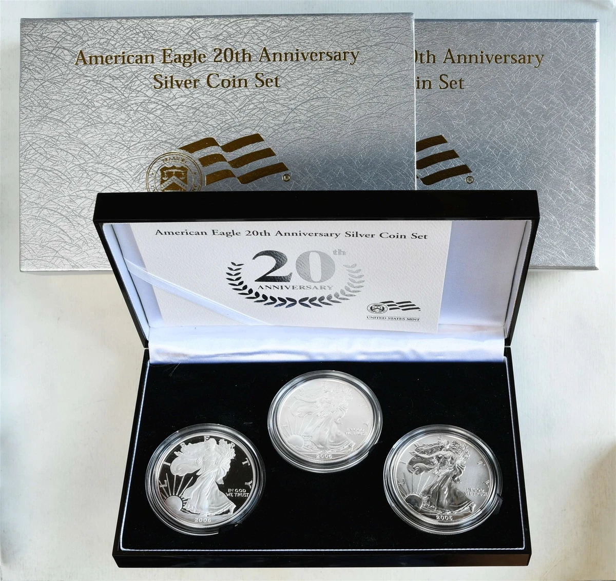 American Eagle 20th Anniversary Silver Coin Set 2006 products for