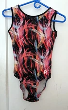 Plum Practicewear Gymnastics Leotard Multi-Color Size AL