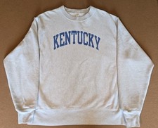 Vtg 90s Champion Reverse Weave Kentucky Wildcats Sweatshirt USA College 