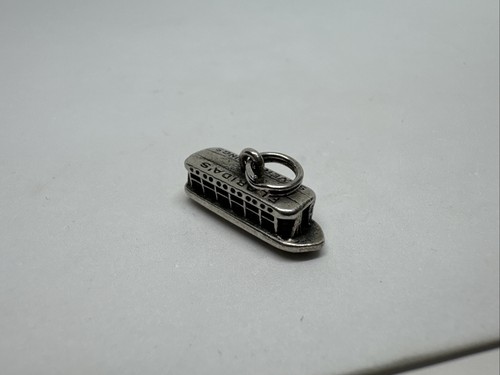 Vintage Sterling Charm FLORIDA’S SILVER SPRINGS Tour Boat - .925 C3