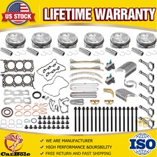 G6DH Engine Rebuild Overhaul Kit For Hyundai Santa Fe Kia Sedona Sorento 3.3L US