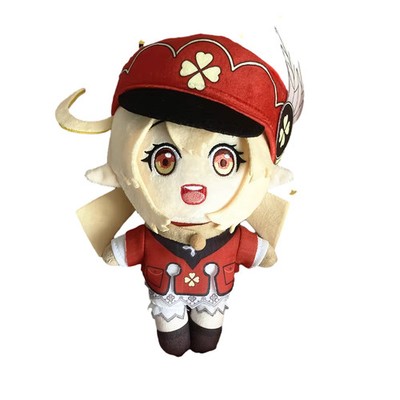 20cm Genshin Impact Plush Pendant Doll Toy Zhong Li Xiao Hu Tao Klee Paimon Soft