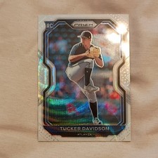 2021 Panini Prizm Rookie Prizm Tucker Davidson #52 Atlanta Braves