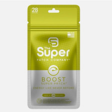 The Super Patch Company BOOST Hypoallergenic Topical Patch 28 Count Polyethylene