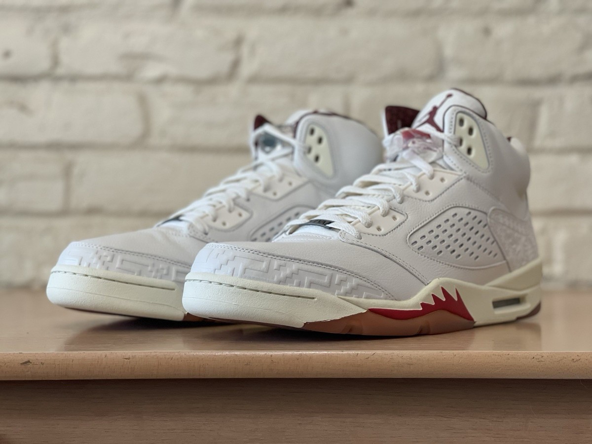 Nike Air Jordan 5 Retro EL Grito Men 14 Sail/Dark Pony-Coconut