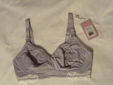NWT Cake Lingerie Maternity Wireless Nursing Bra Purple Plum Melba 36C
