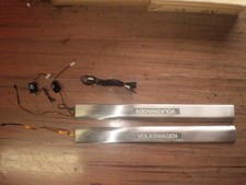 Vw New Beetle El Light Illuminated Door Sill Scuff Plate Rare Used