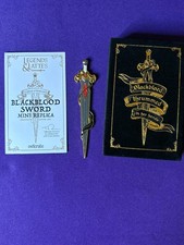 Owlcrate Exclusive Blackblood Sword Mini Replica, Legends & Lattes, COA