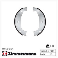 Zimmermann Handbremsbacken Hinten Passend FüR BMW 3ER E36 Z1 Z3 Alpina RLE