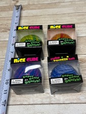 Swirl Squishy Squeeze Textured Ball and Stretch Stress Reliever NIB Choose Color