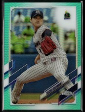 2021 Topps Chrome NPB #84 Taichi Ishiyama Aqua Refractor #/199