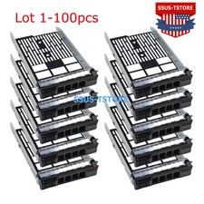 Lot 3.5" SAS LFF Drive Tray Caddy KG1CH For Dell R730 R720 R730XD R630 R710 R530