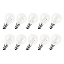 10 x Tropfen Glühbirne 25W E14 klar Glühlampe 25 Watt Glühbirnen Glühlampen P45
