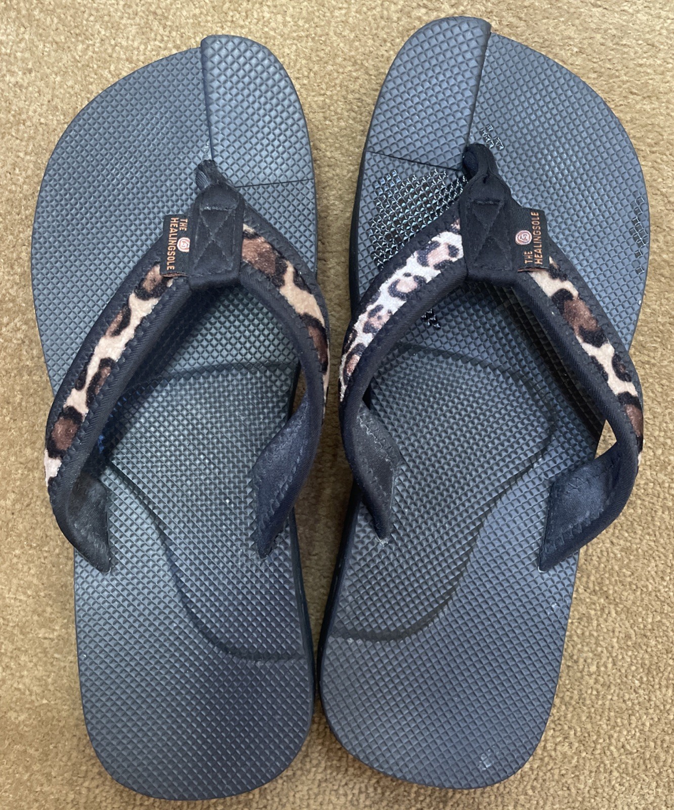 APL Sandali infradito The Healing Sole ghepardo stampa leopardata taglia 8