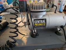 Central Pneumatic 1/5 HP 58 PSI Oilless Airbrush Compressor 93657